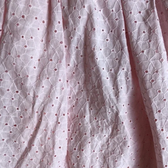 Shabby Chic Pink eyelet lined dress size 4 - Picture 2 of 4